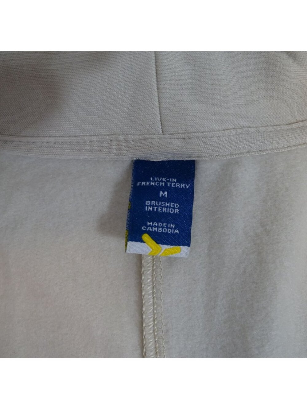 Old Navy Women Beige Open Front Live-in French Terry Cardigan Duster Size M NEW - Picture 6 of 12